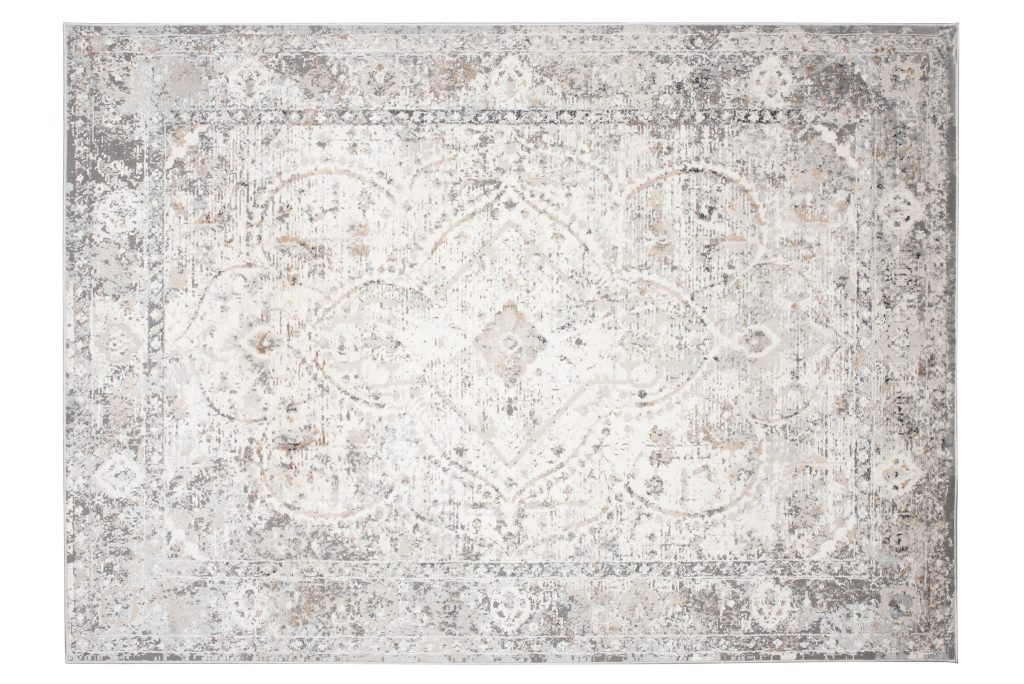 Area Rug Valley Grey Mink Vintage Frame Ornamental