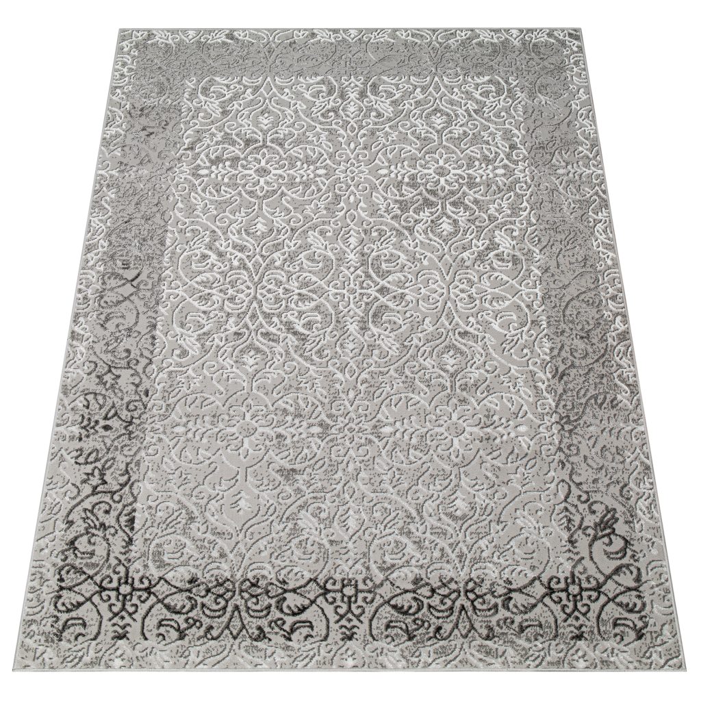 Area Rug Ares Grey Ornaments Vintage