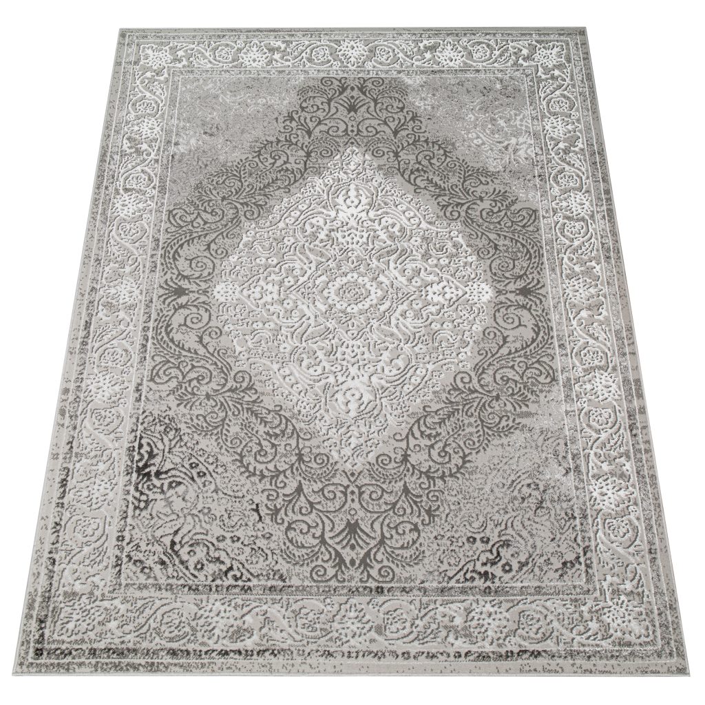 Area Rug Ares Grey Vintage Medallion