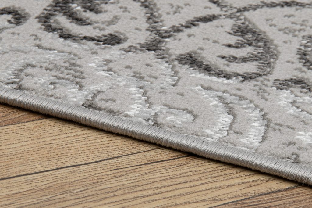 Area Rug Ares Grey Ornaments Vintage
