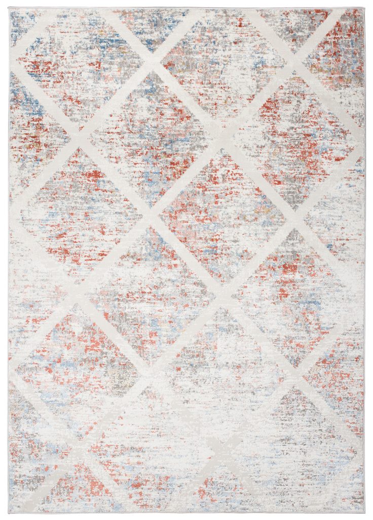 Area Rug Valley White Salmon Modern Geometric Diamond