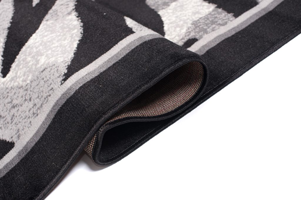 Area Rug Dream Modern Grey Black Animal Print