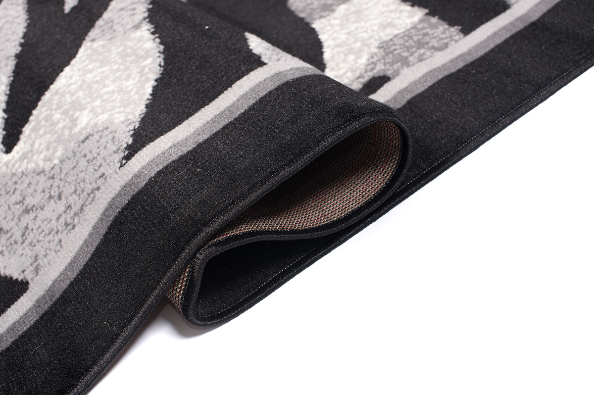 Area Rug Dream Modern Grey Black Animal Print