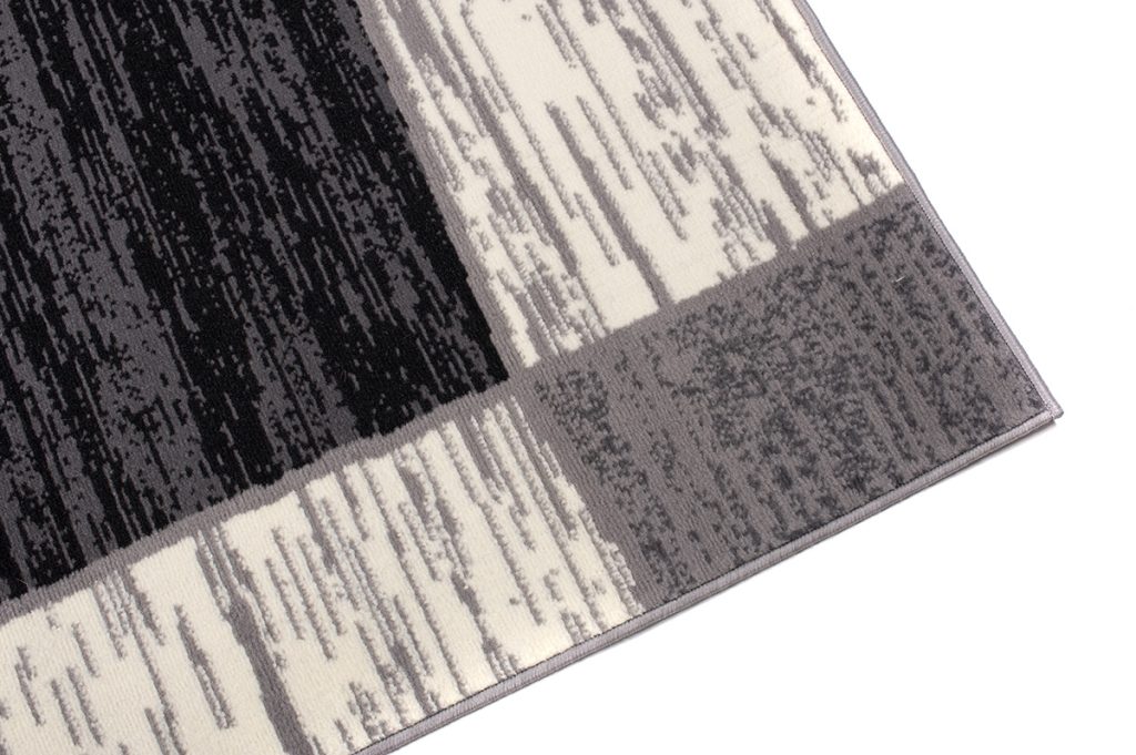Area Rug Dream Grey Geometric Rectangles Squares