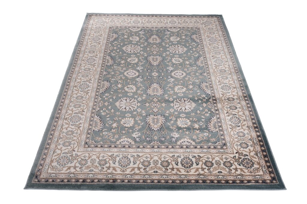Area Rug Colorado Traditional Blue Beige Green
