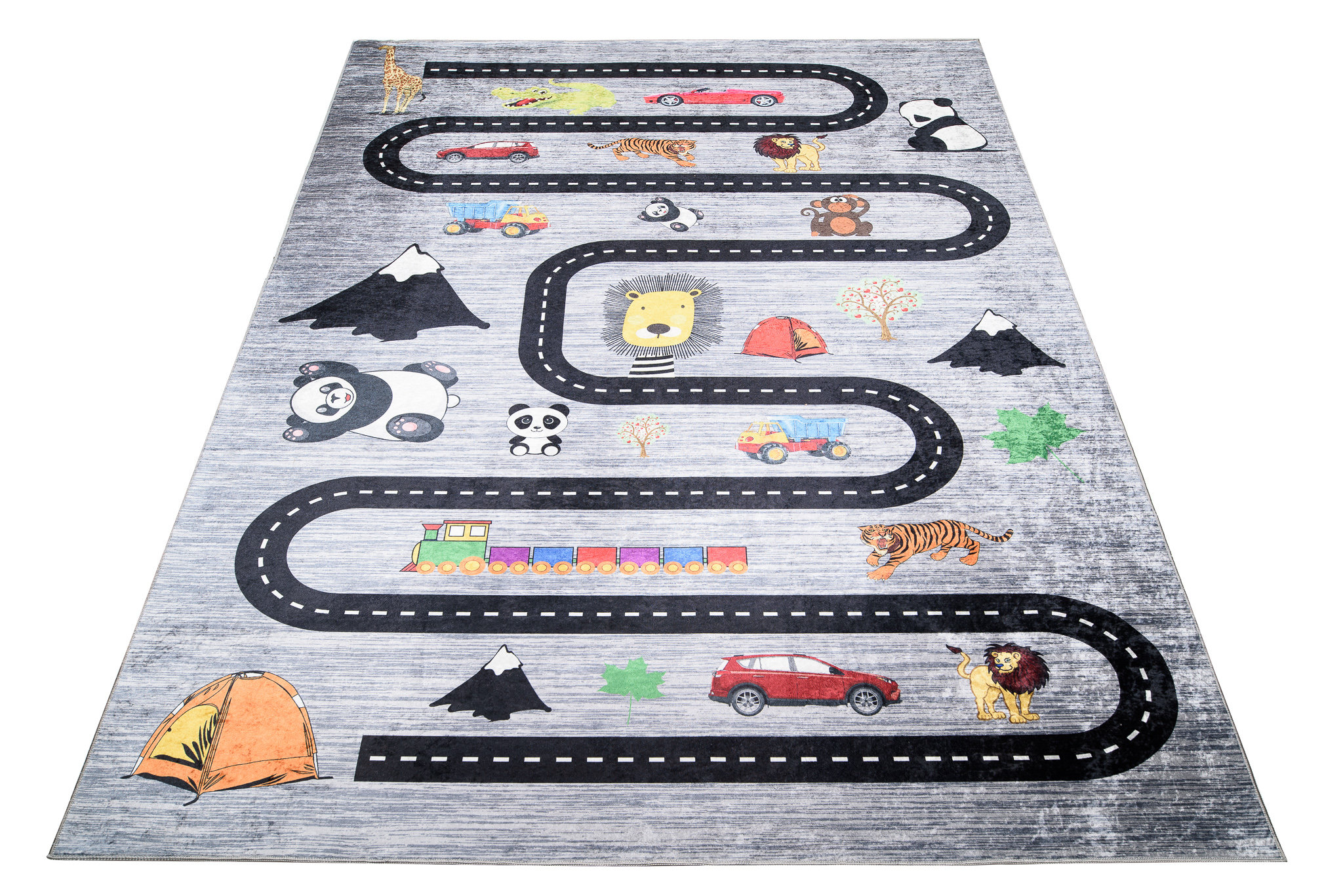 Area Rug Emma Children Grey Street Anti-Slip