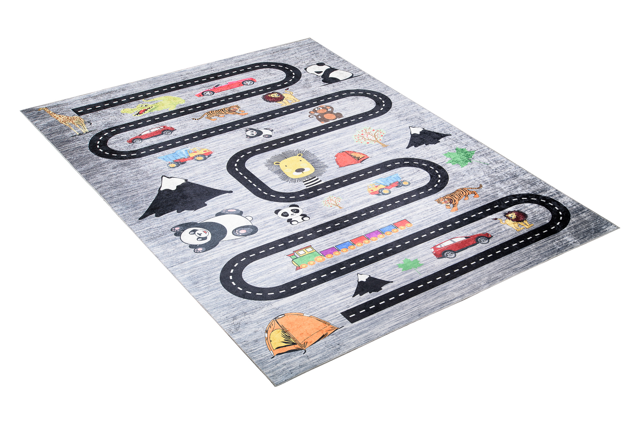 Area Rug Emma Children Grey Street Anti-Slip