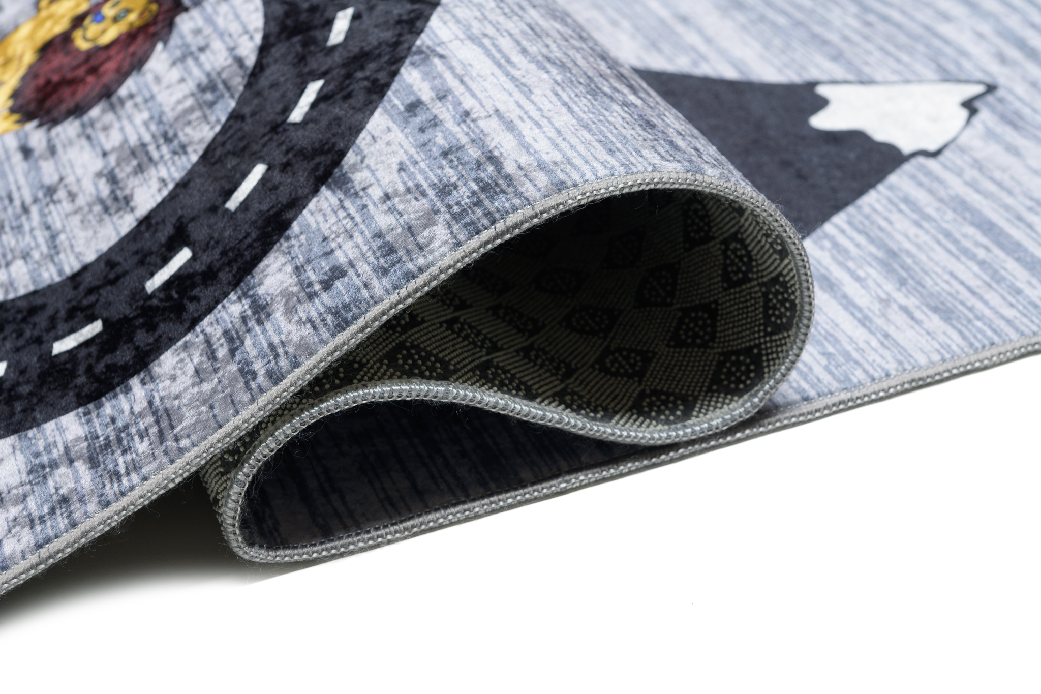 Area Rug Emma Children Grey Street Anti-Slip