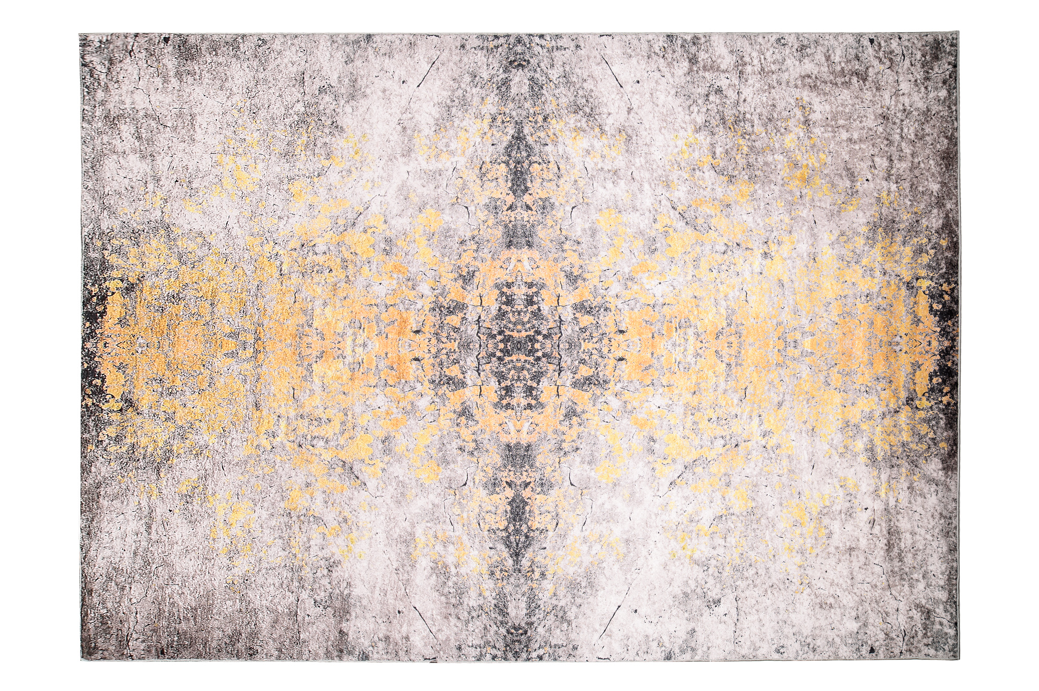 Area Rug Victoria Dark Brown Orange