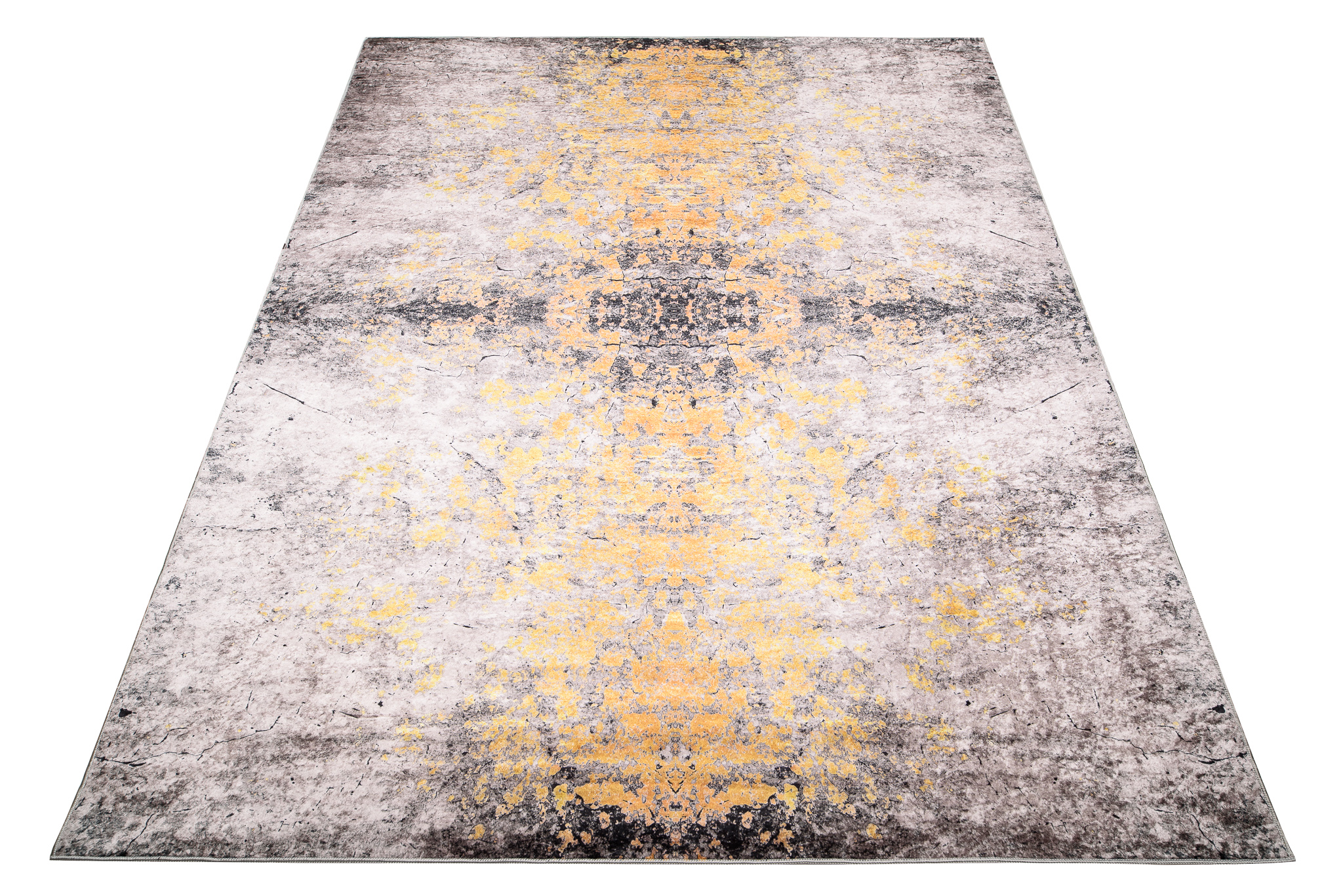 Area Rug Victoria Dark Brown Orange