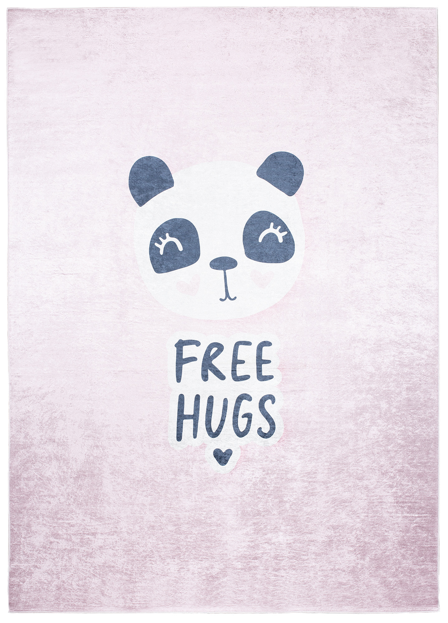 Area Rug Emma Children Pink Panda Anti-Slip