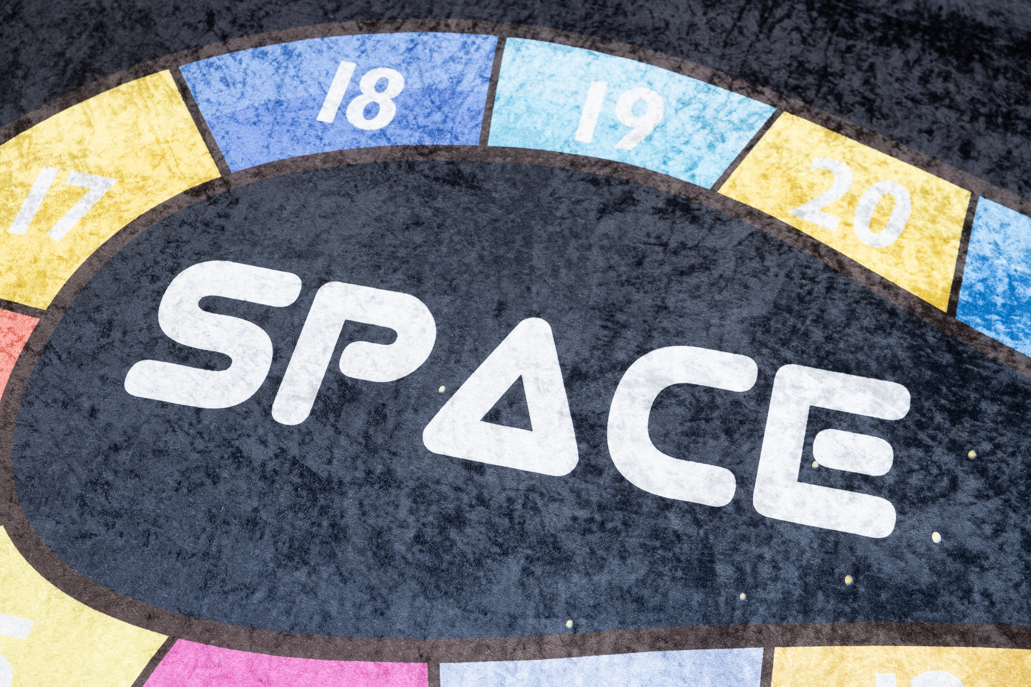 Area Rug Emma Children Dark Space Race Anti-Slip