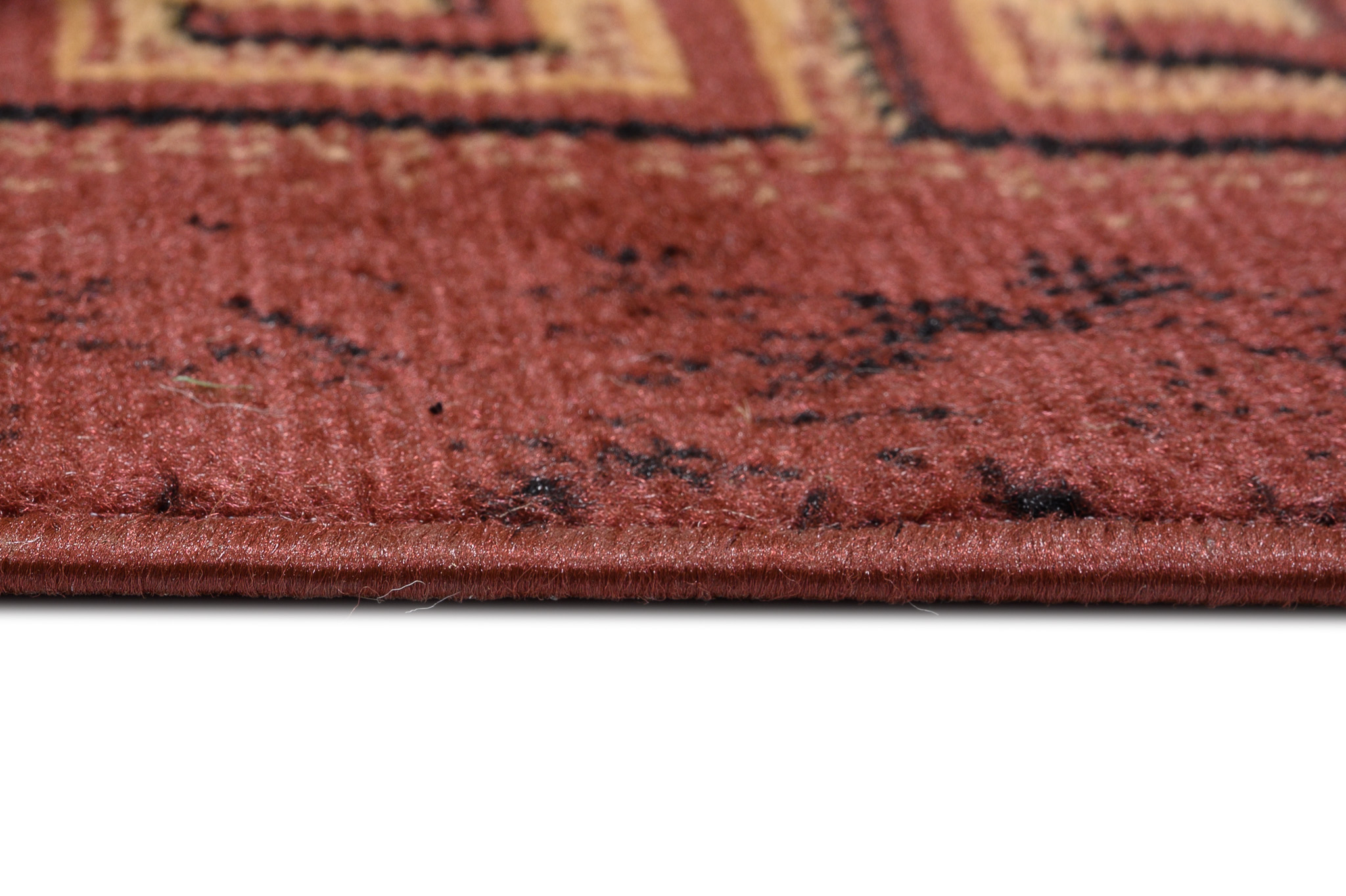 Area Rug Atlas Traditional Classic Greek Floral Brown Beige - Image 5