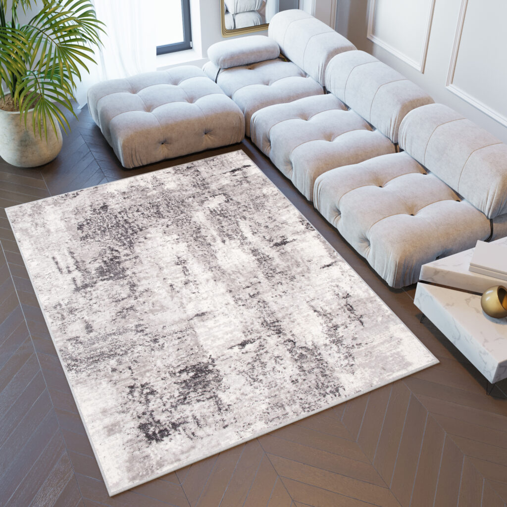 Area Rug Sky Designer Ivory Grey Multicolour Durable