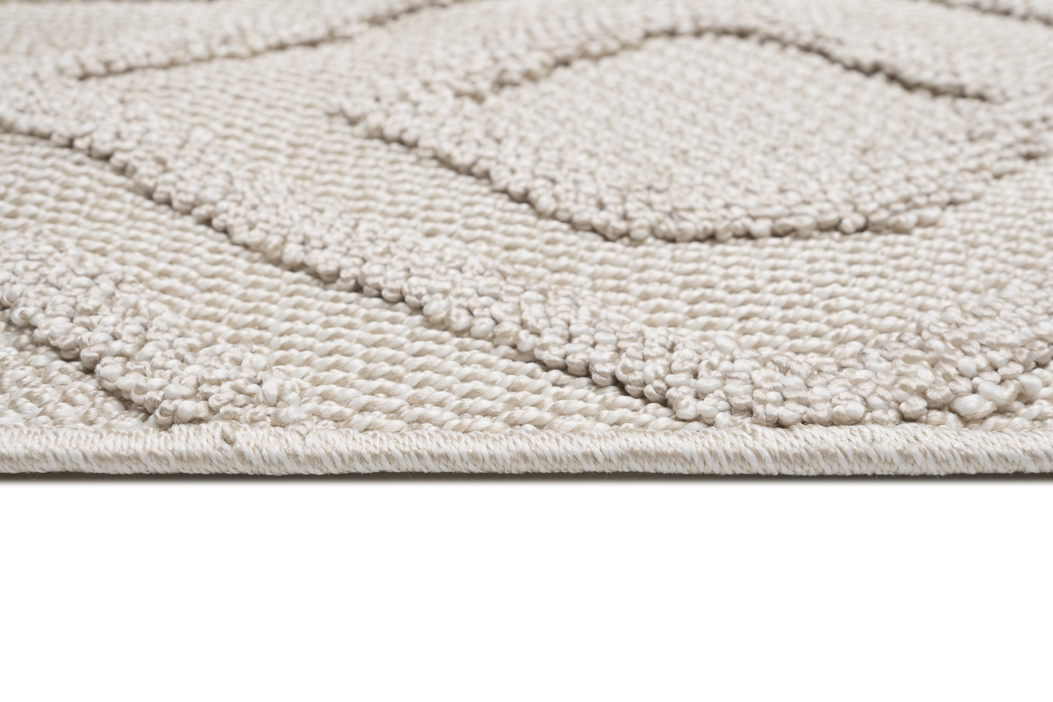 Area Rug Timber Indoor Outdoor Beige Geometric Fringes