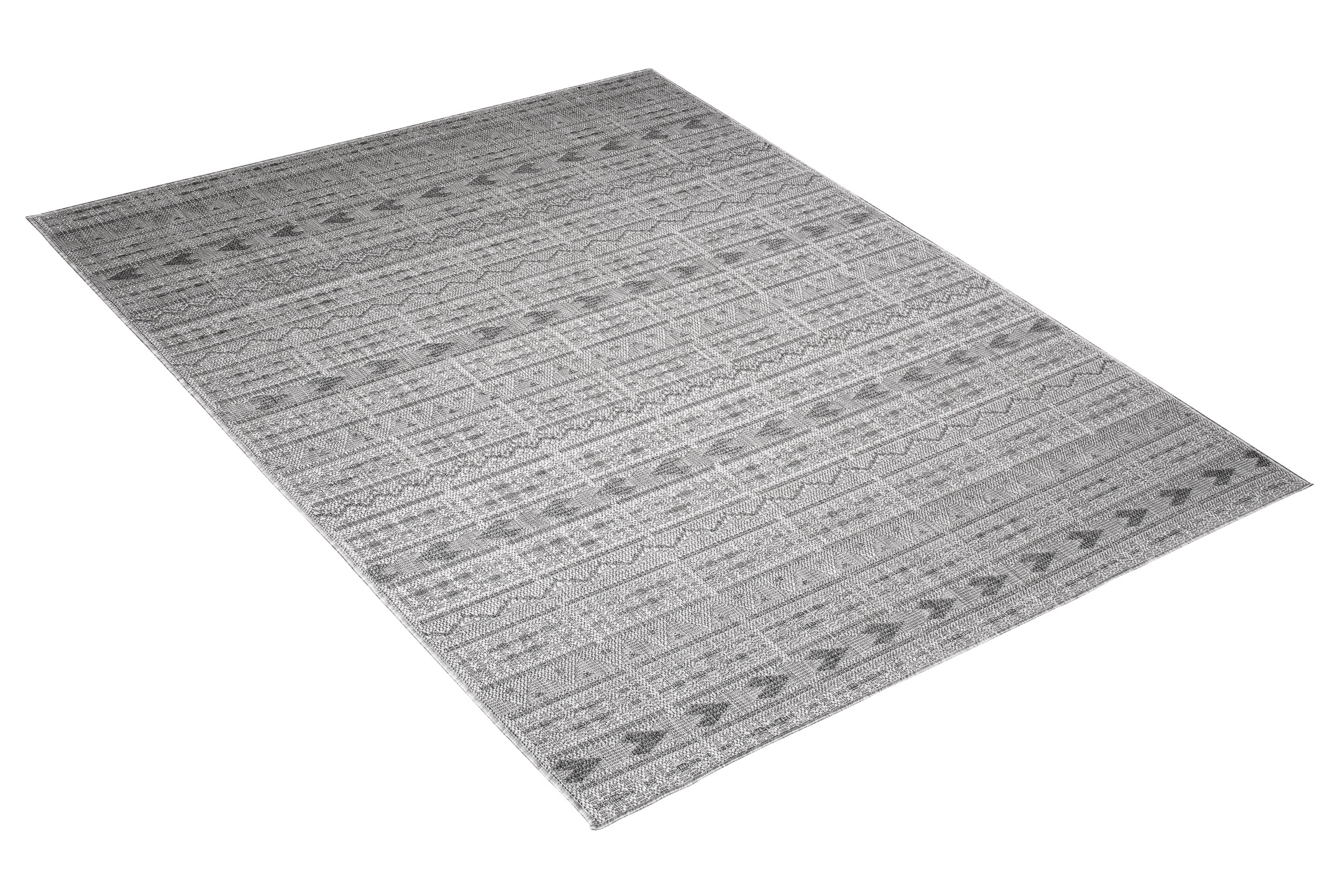 Area Rug Capri Sisal Indoor Outdoor Grey Ethnic