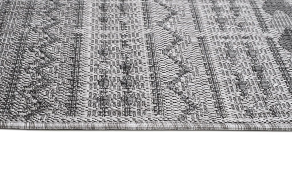Area Rug Capri Sisal Indoor Outdoor Grey Ethnic