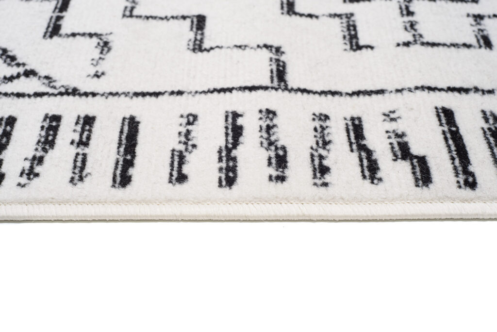 Area Rug Juno Modern Tribal Cream Black