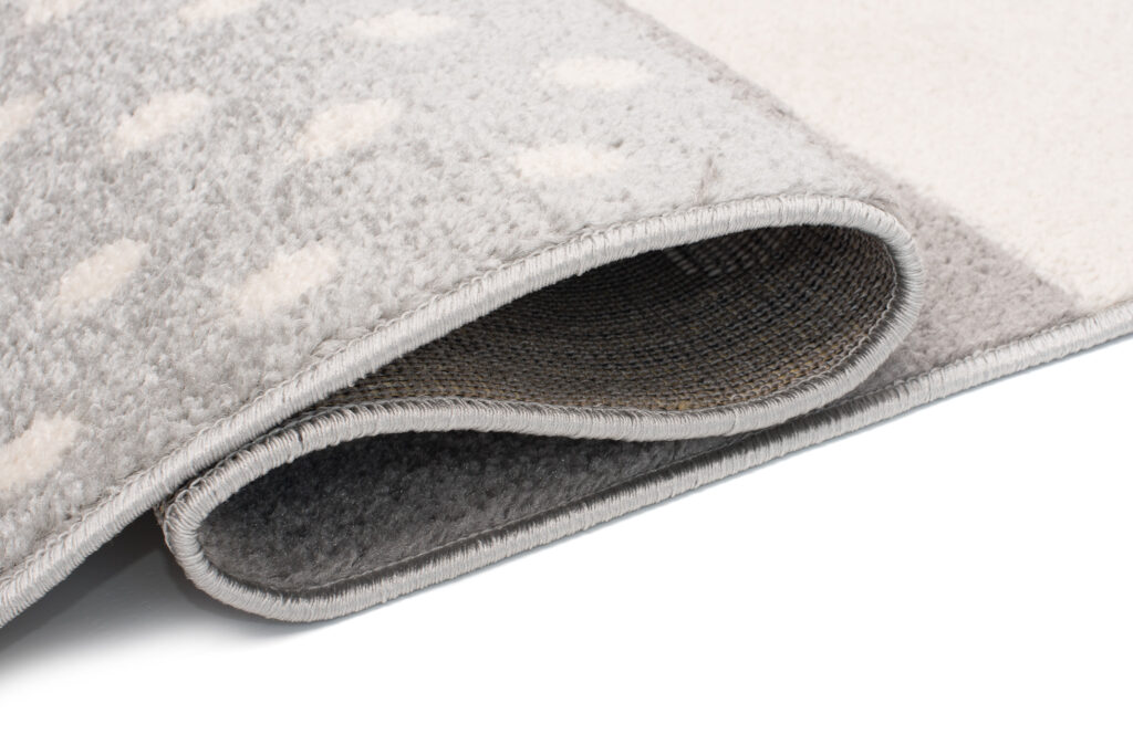 Area Rug Lazur Teenager Grey Turquoise Squares