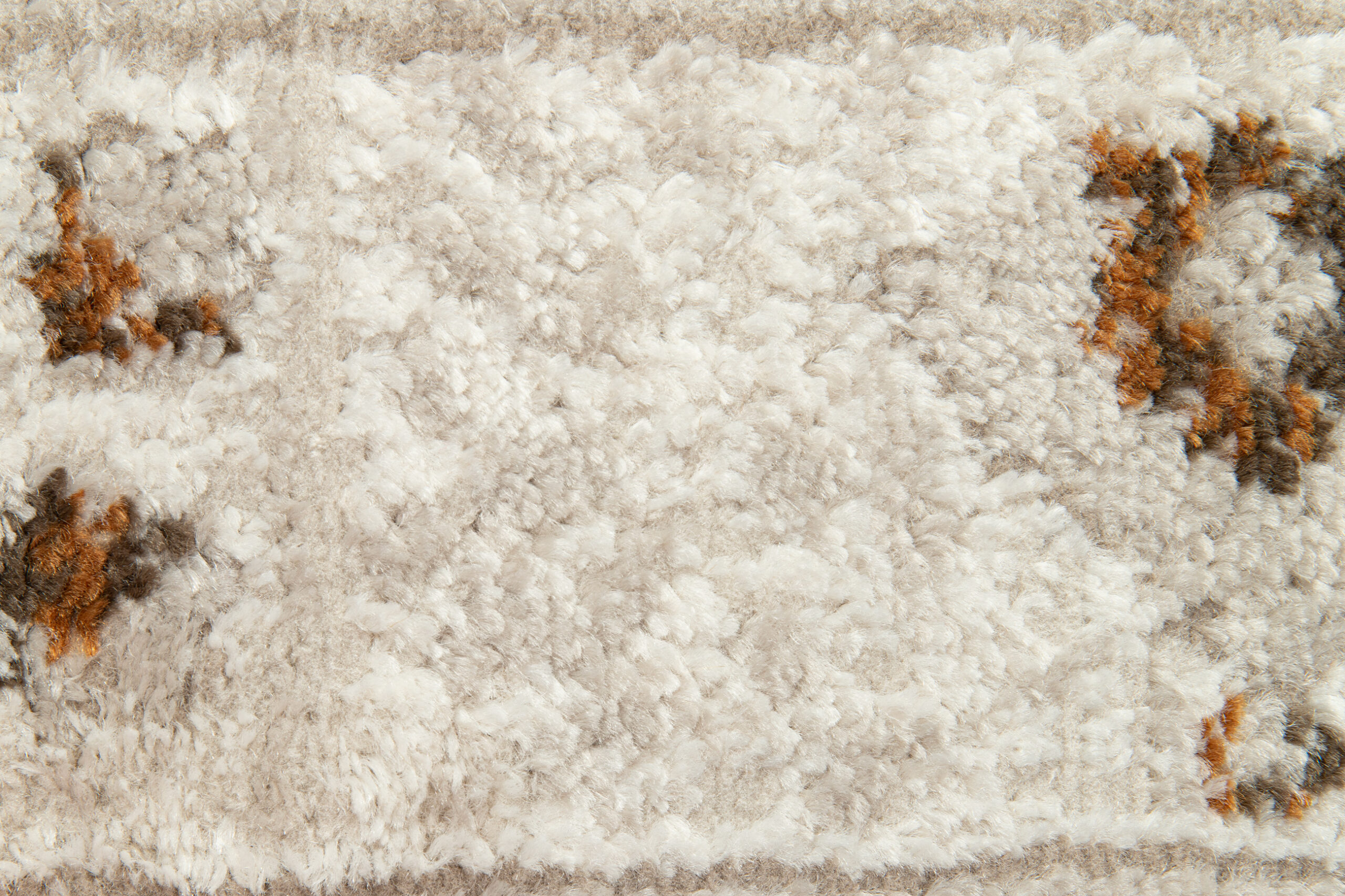 Area Rug Retro Grey Copper Ornaments Vintage