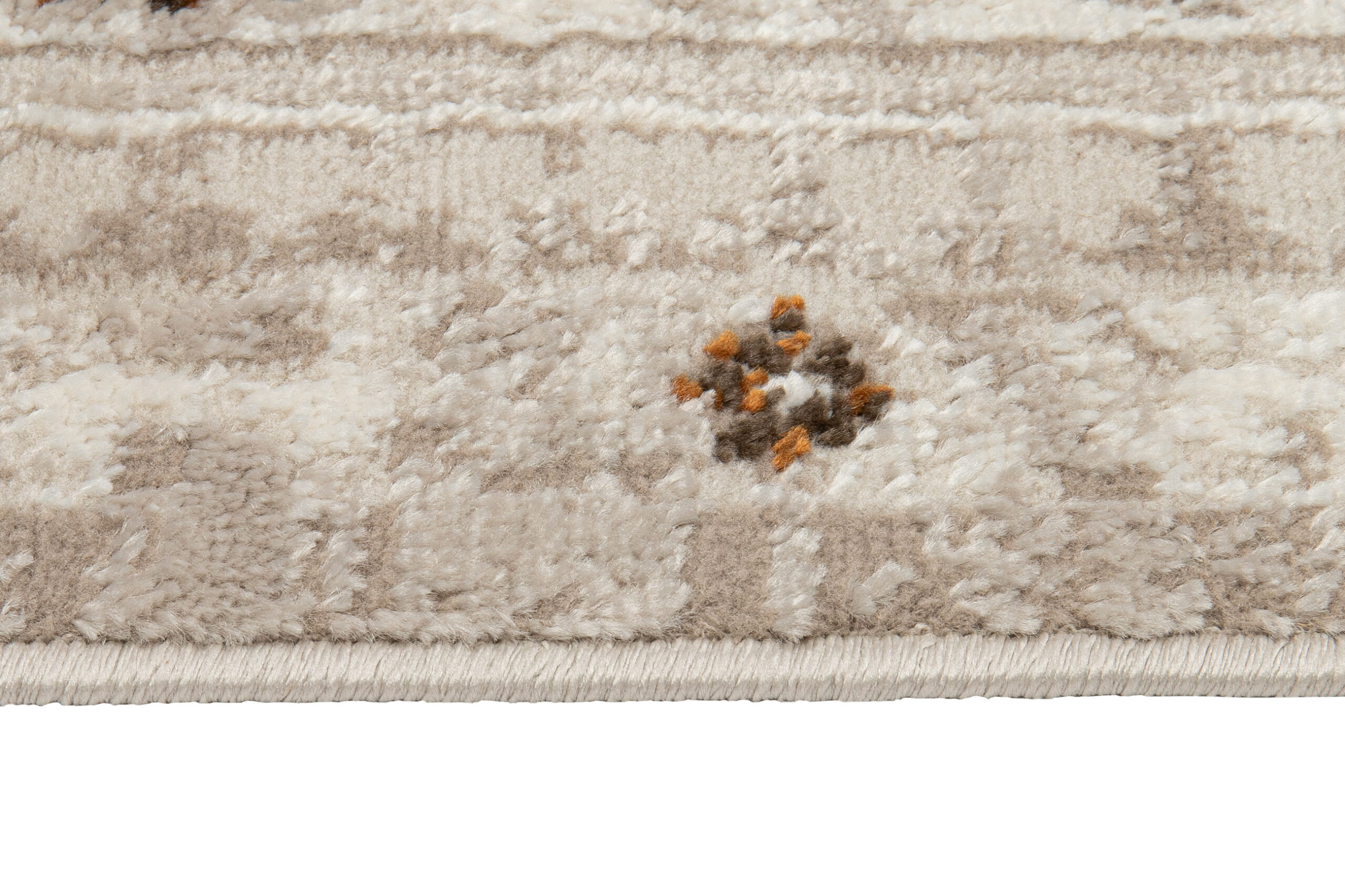 Area Rug Retro Grey Copper Ornaments Vintage