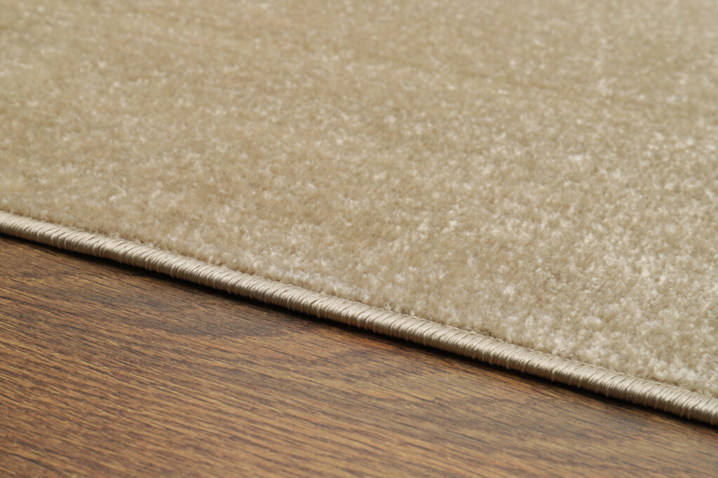 Area Rug Mono Square Indoor Outdoor Beige