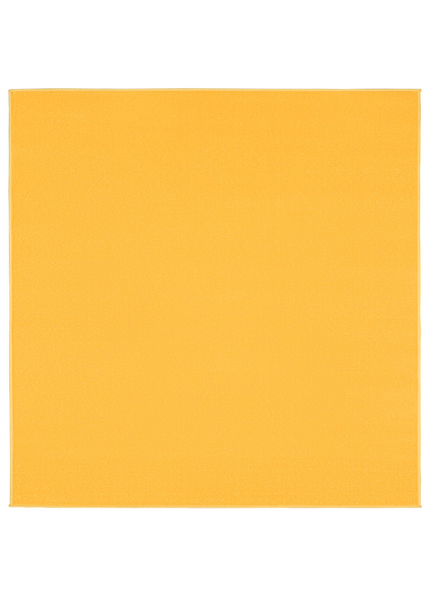 Area Rug Mono Square Indoor Outdoor Yellow