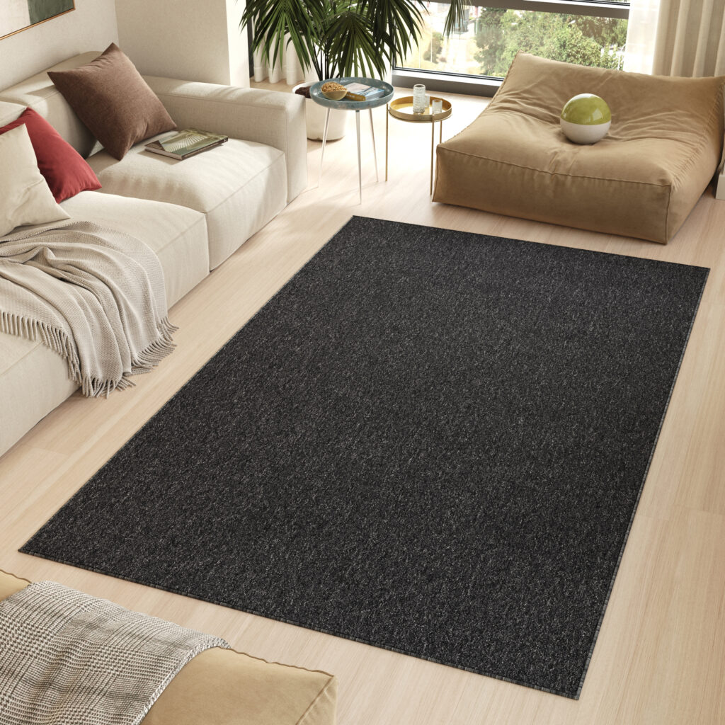 Area Rug Nizza Anthracite Modern Anti-Slip