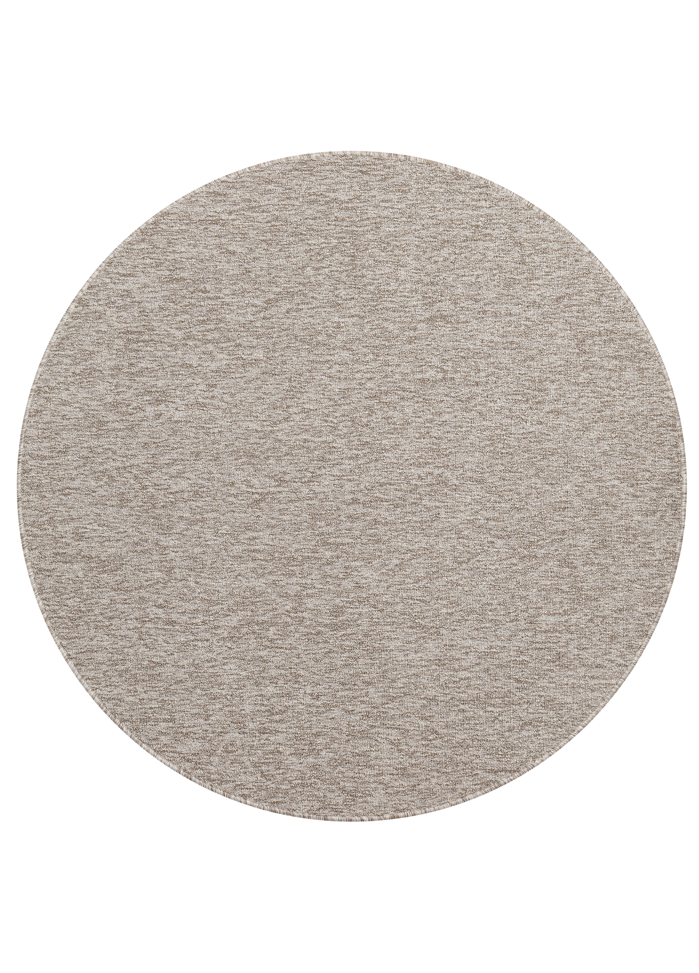 Area Rug Nizza Round Light Beige Modern Anti-Slip