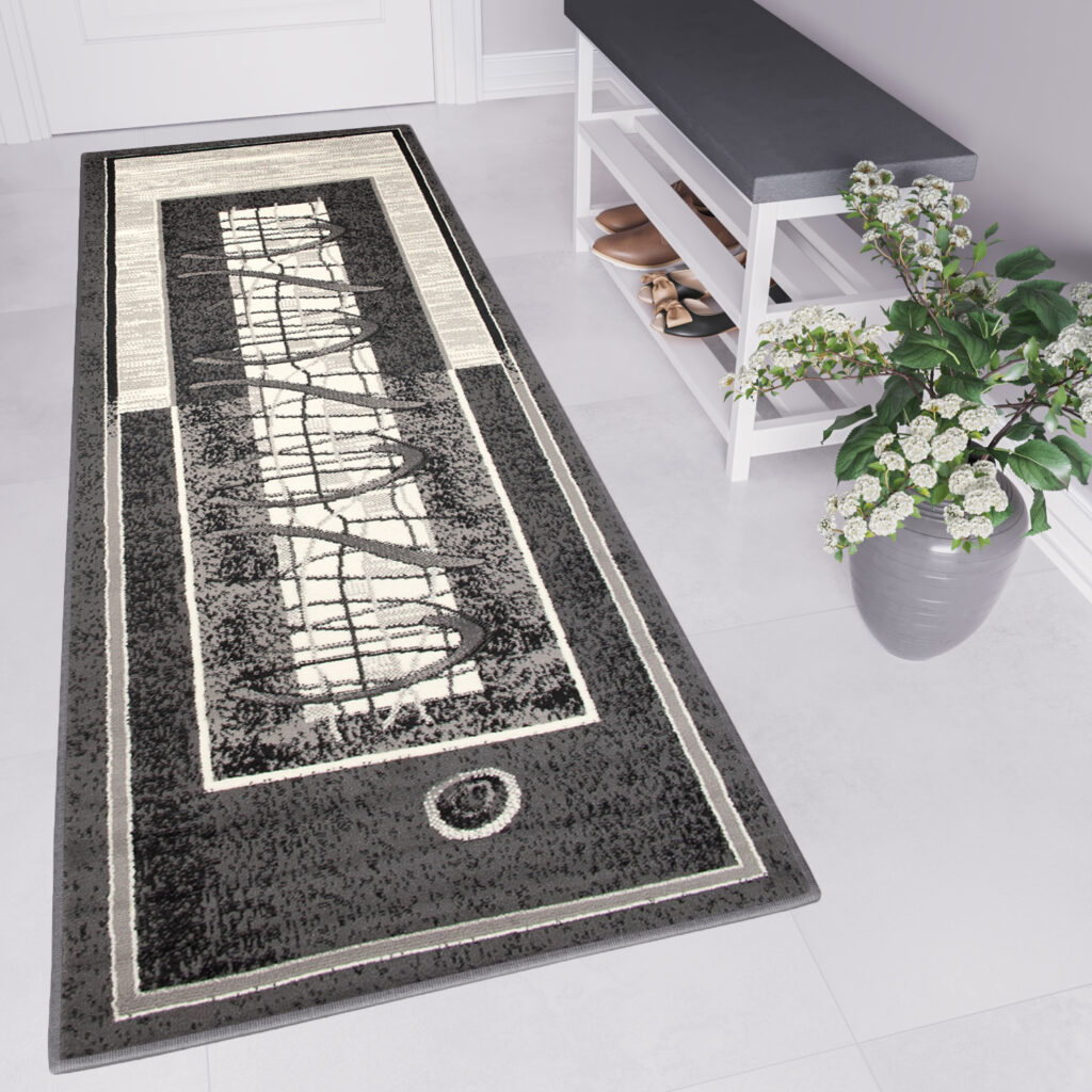 Carpet Runner Dream Modern Grey Geometric