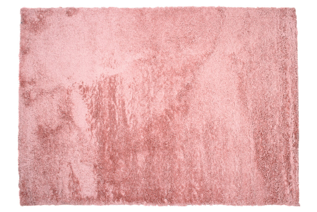 Area Rug Evra Shaggy Plain Candy Pink