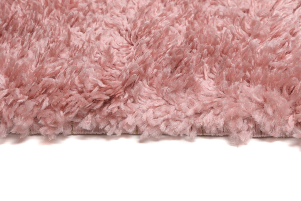 Area Rug Evra Shaggy Plain Candy Pink
