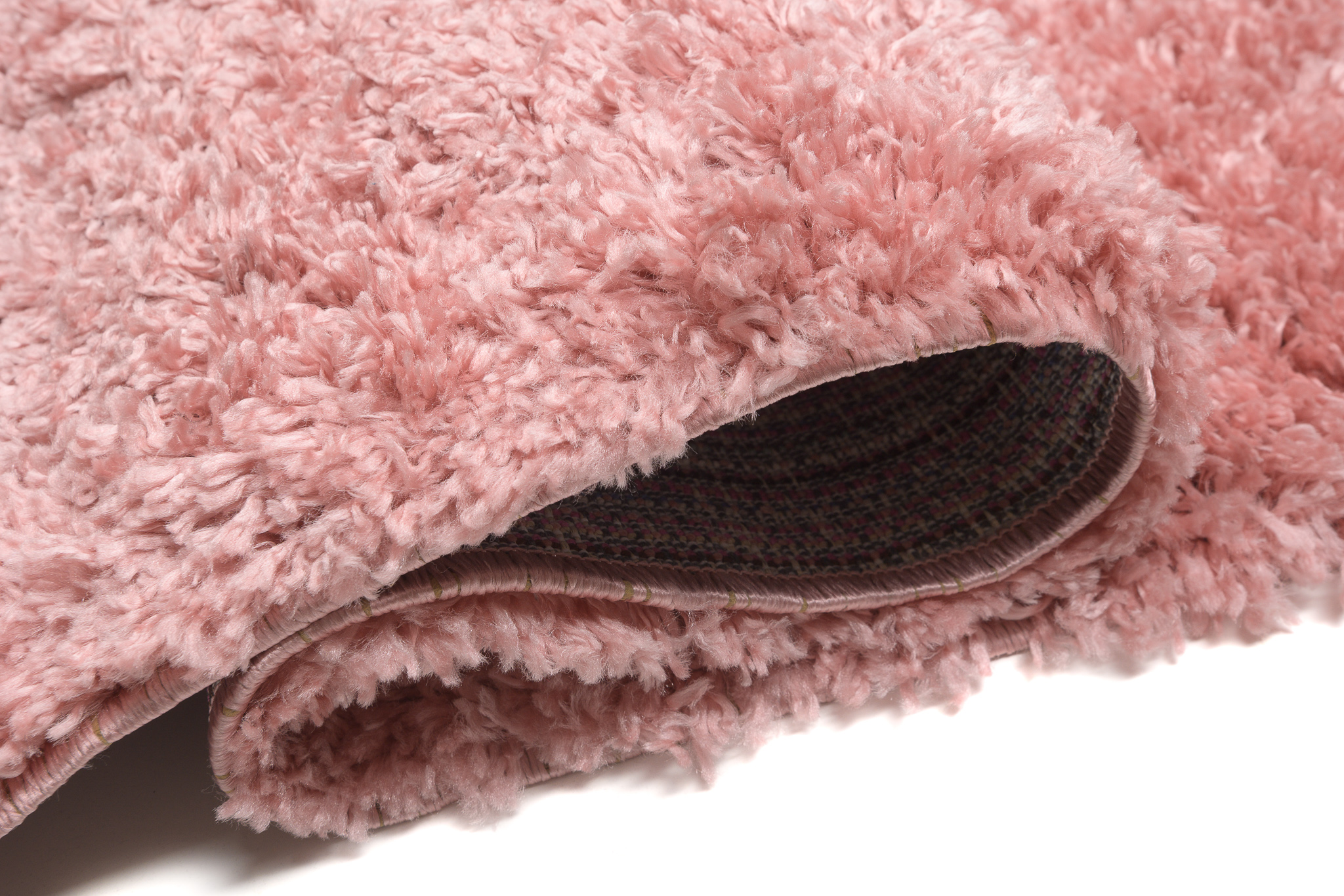 Area Rug Evra Shaggy Plain Candy Pink