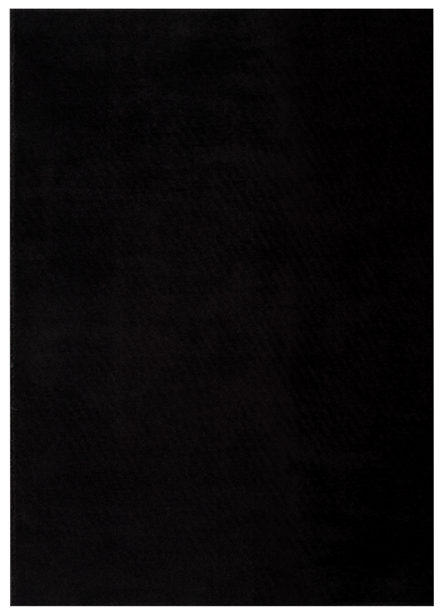 Area Rug Cuddle Anti-slip Black Shaggy