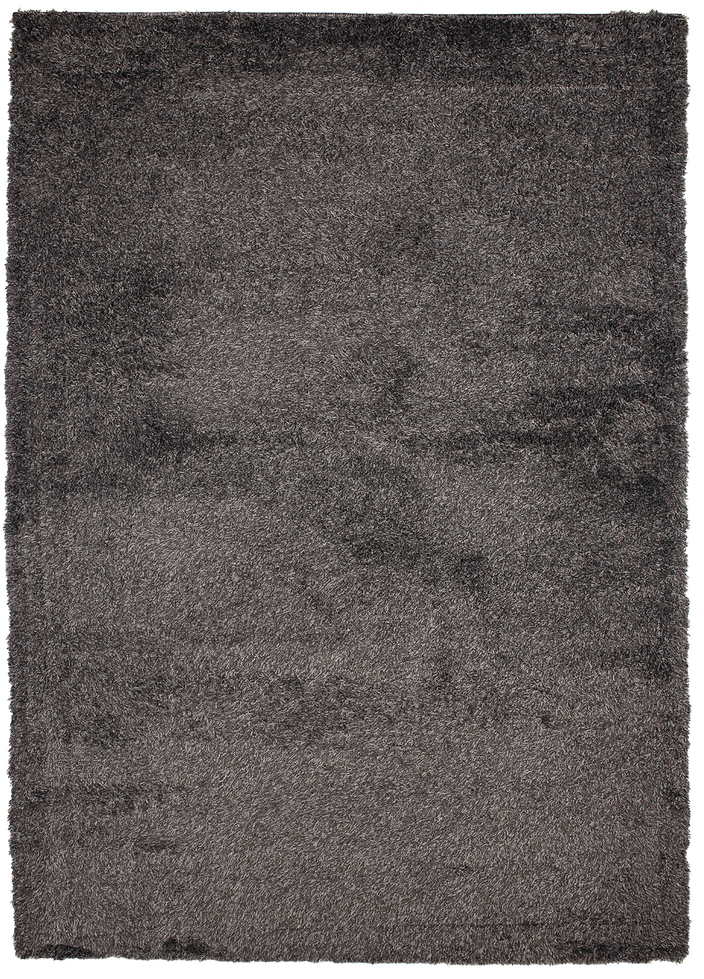 Area Rug Evra Shaggy Plain Dark Grey