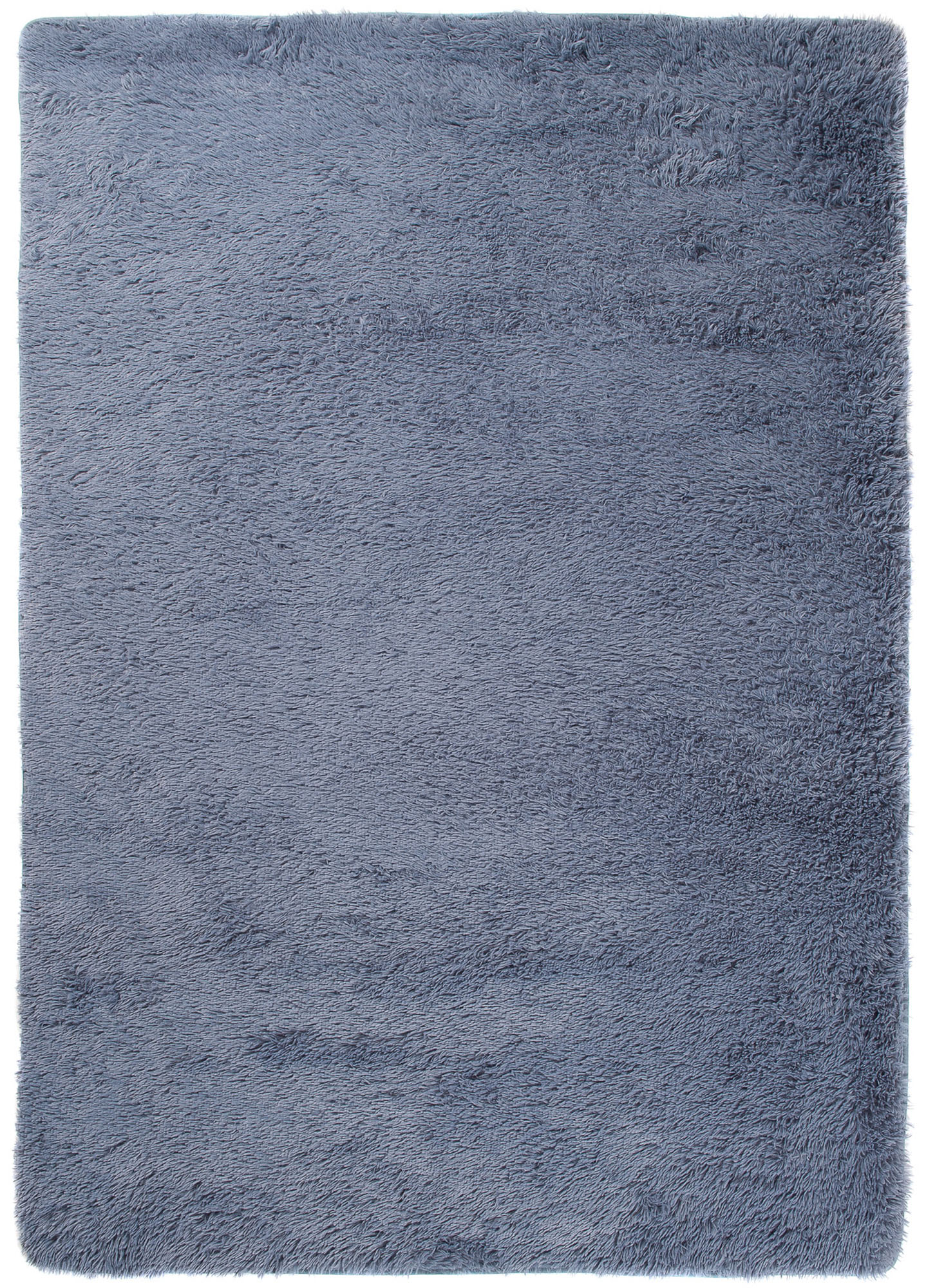 Area Rug Silk Anti-slip Shaggy Grey Blue