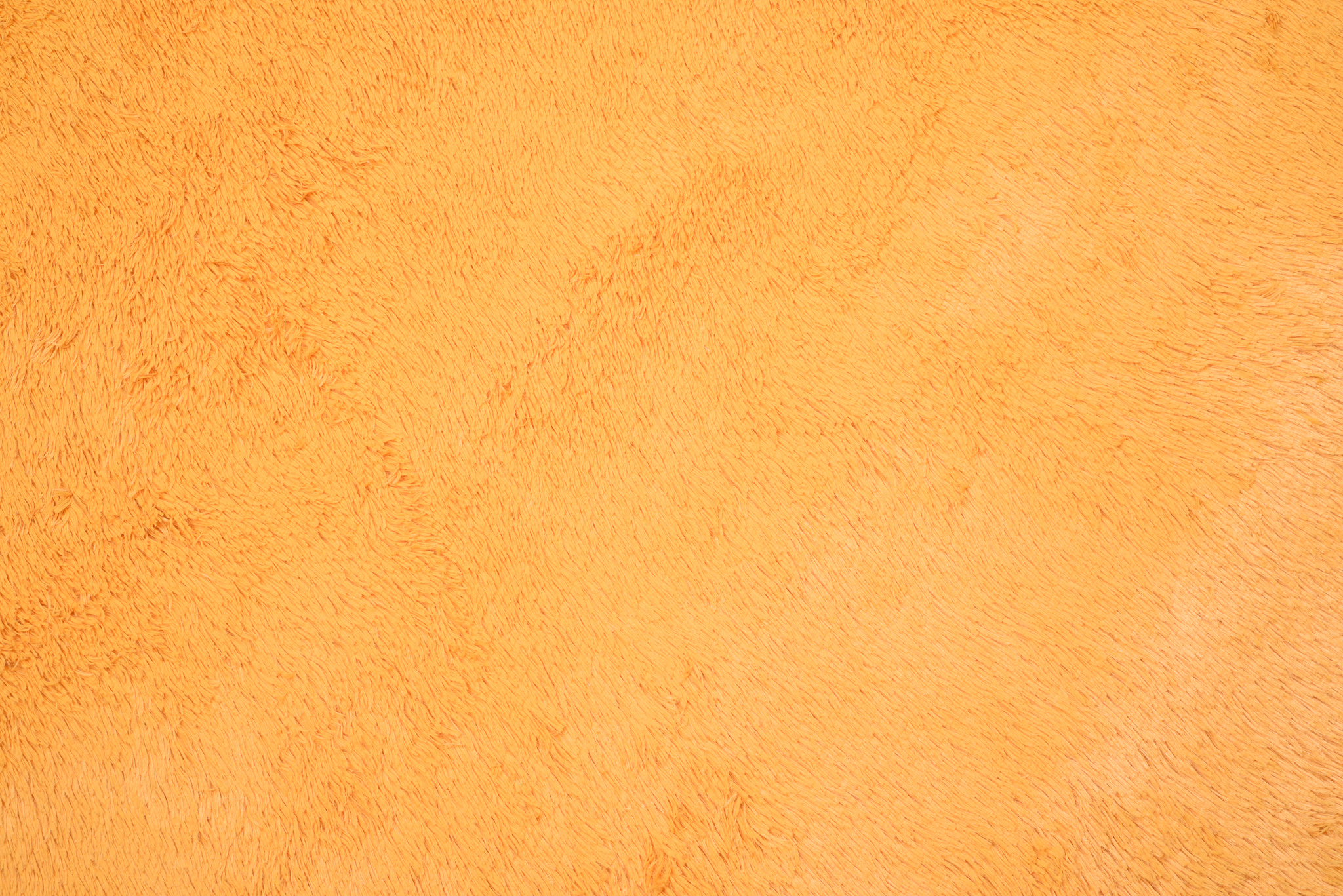 Area Rug Silk Anti-slip Shaggy Orange