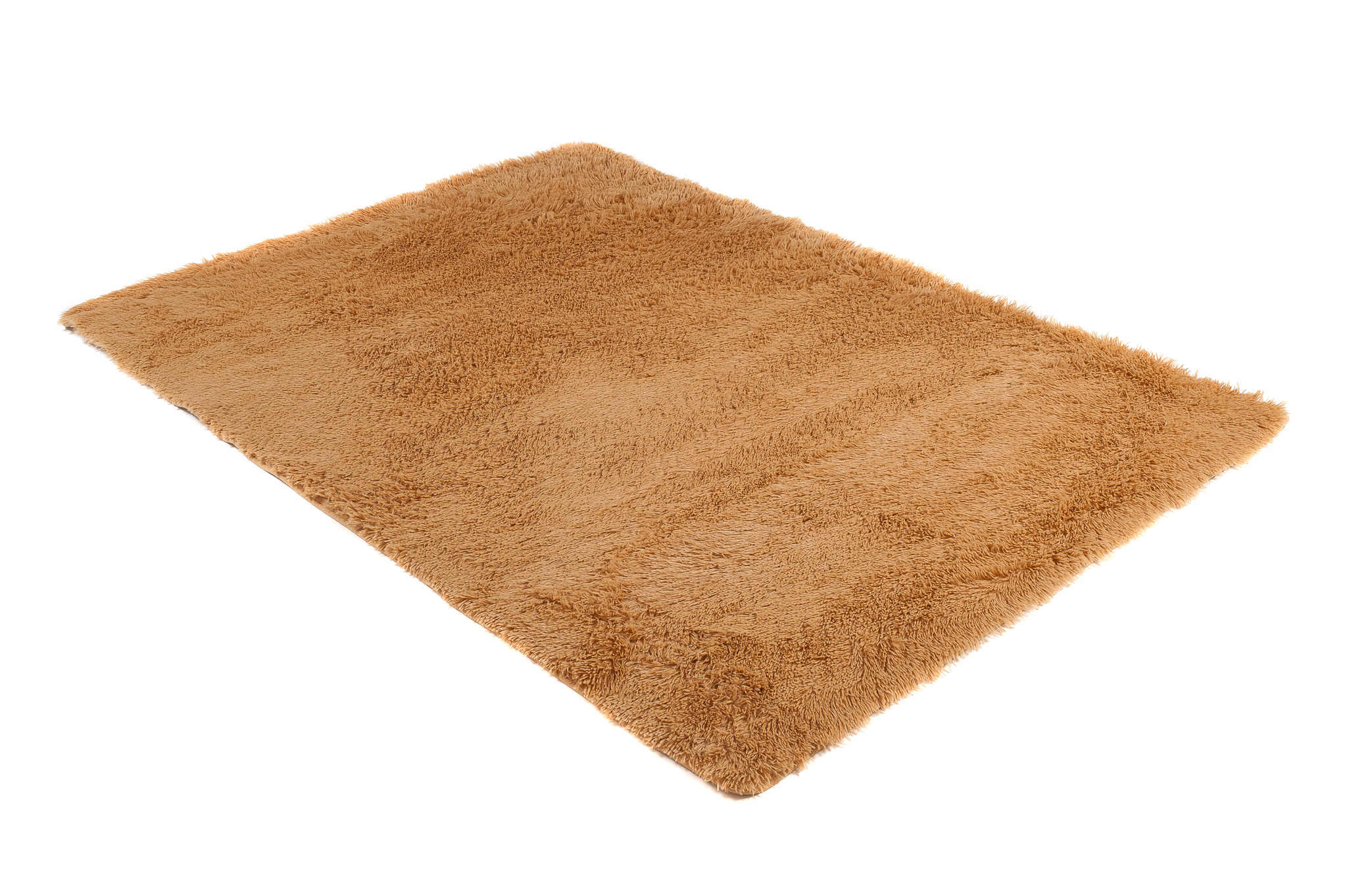 Area Rug Silk Anti-slip Shaggy Beige
