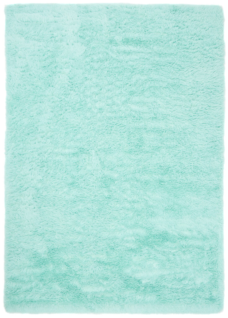 Area Rug Silk Anti-slip Shaggy Mint