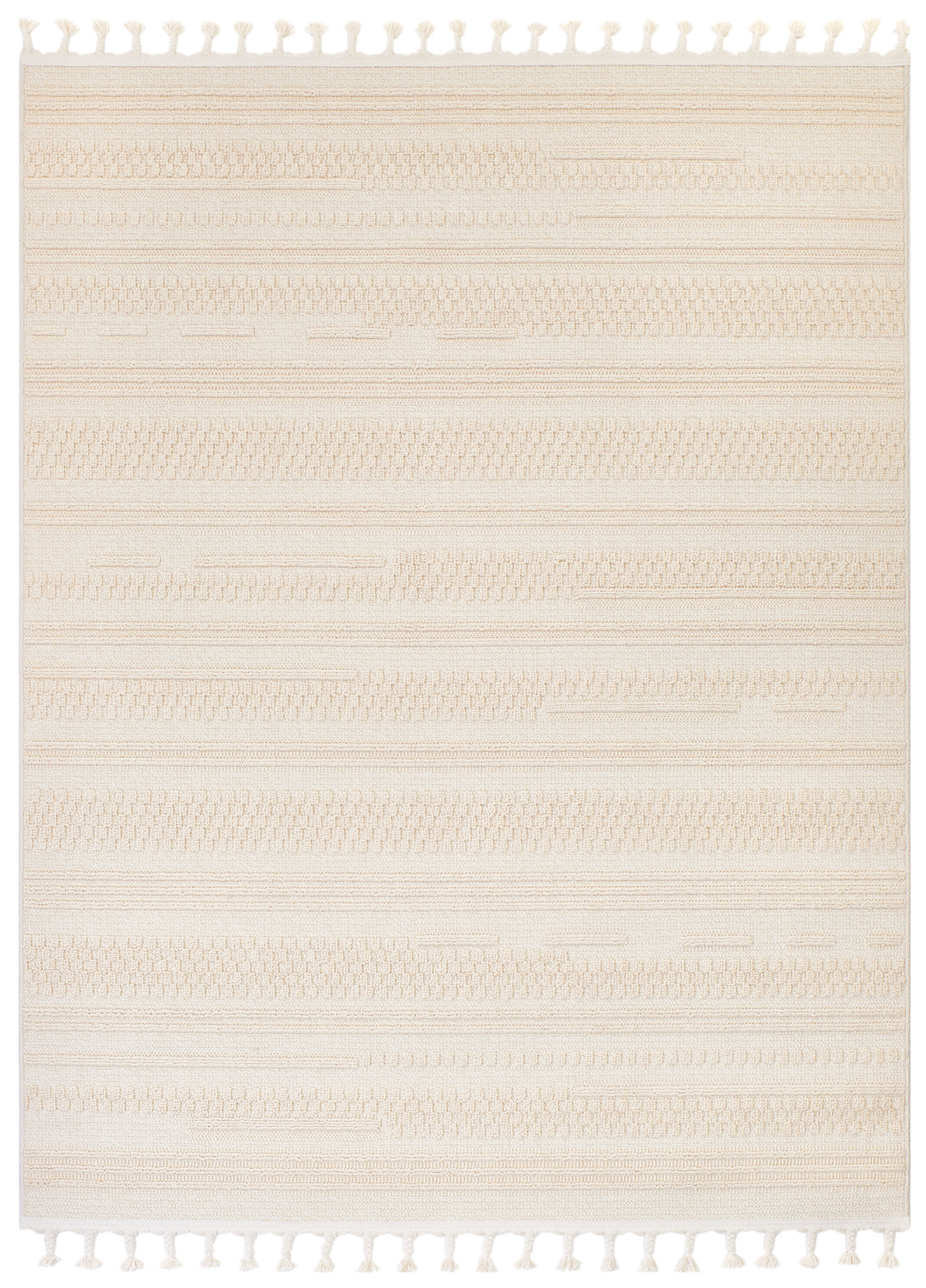 Area Rug Rio Loop Outdoor Cream Lines
