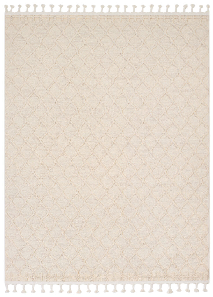 Area Rug Rio Loop Outdoor Cream Trellis