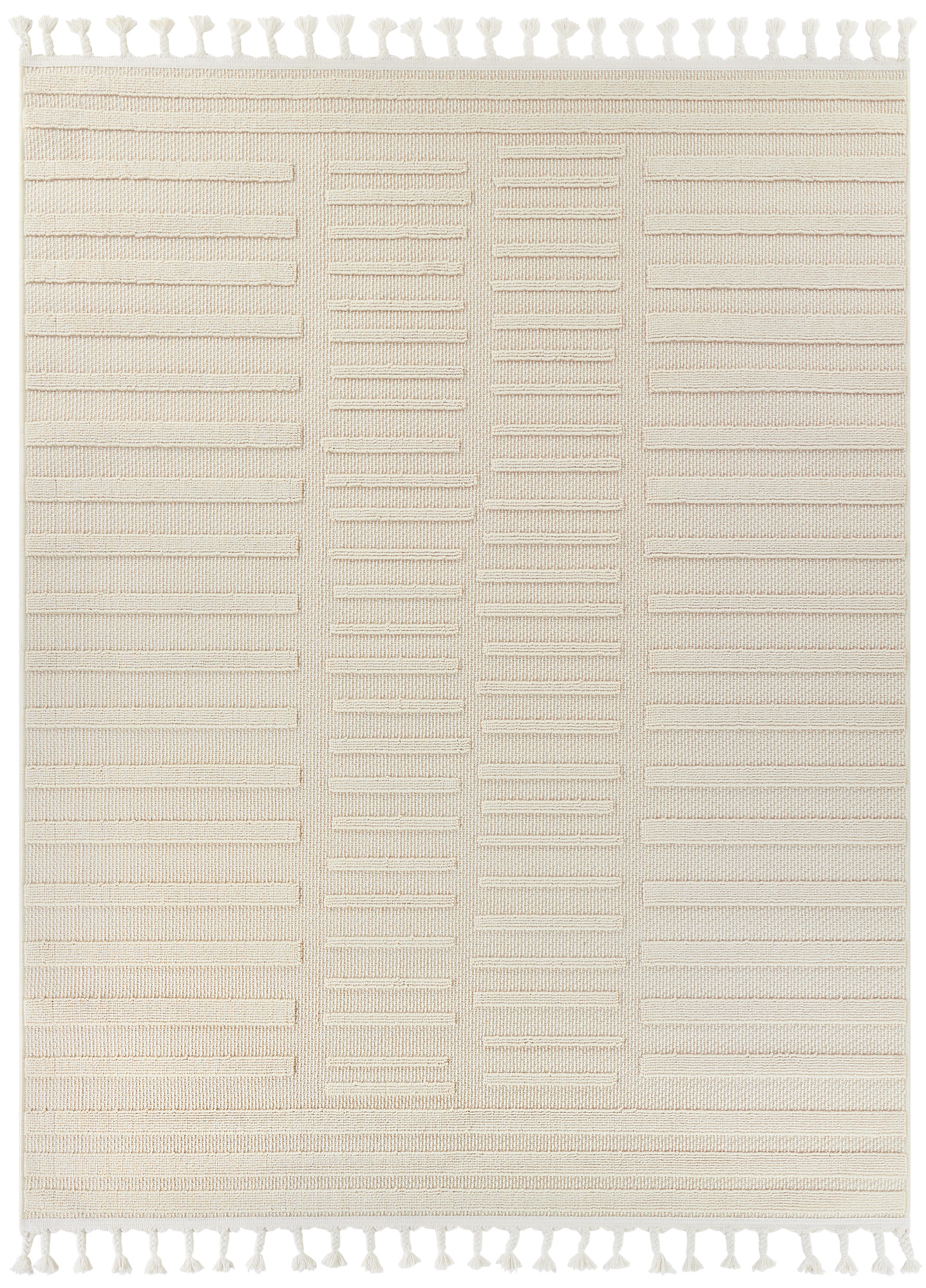 Area Rug Rio Loop Outdoor Cream Stripes