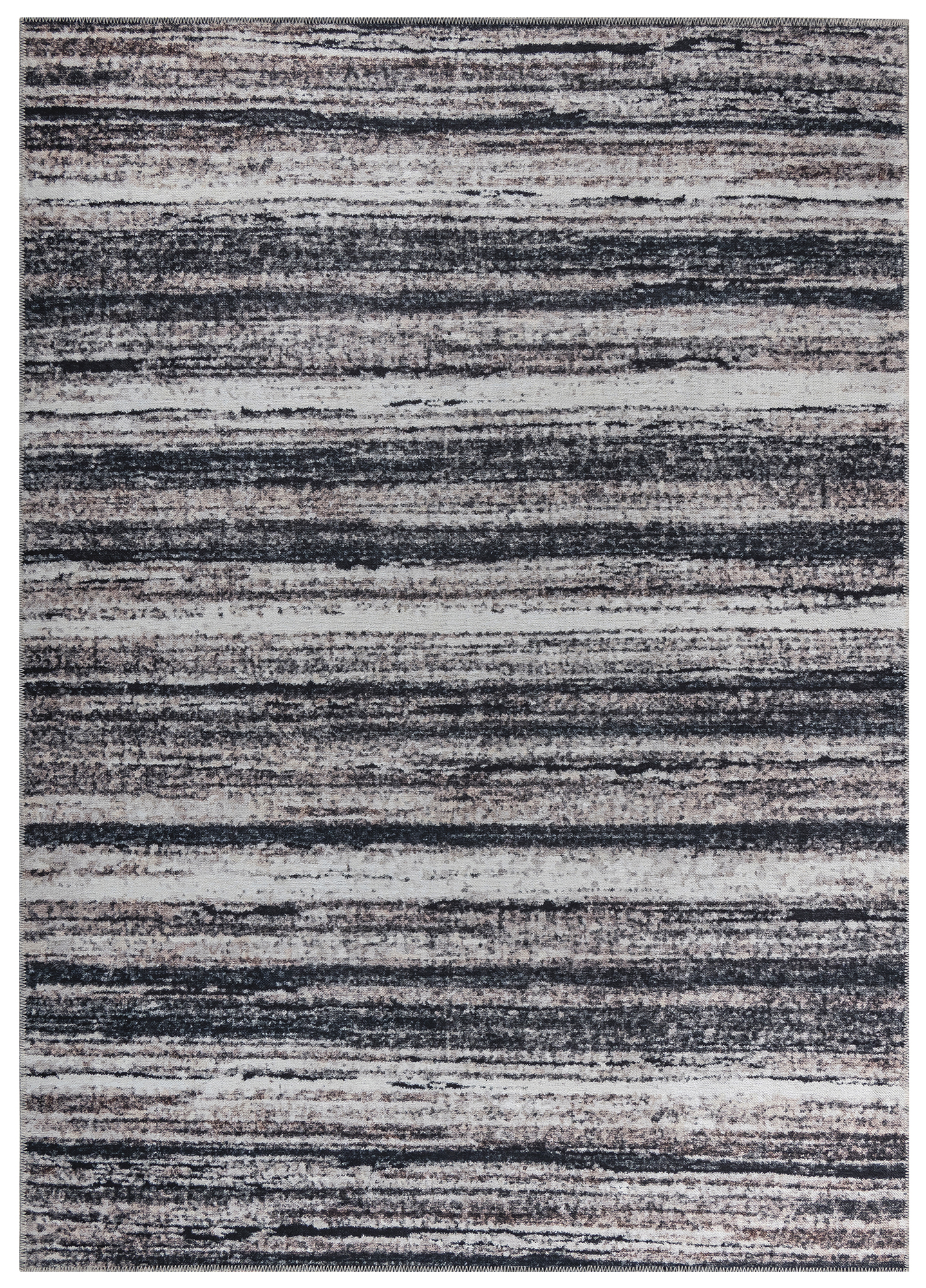 Area Rug Ritz Navy Grey Stripes
