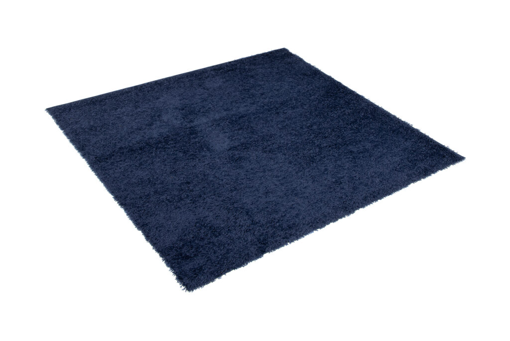 Area Rug Essence Square Shaggy Navy
