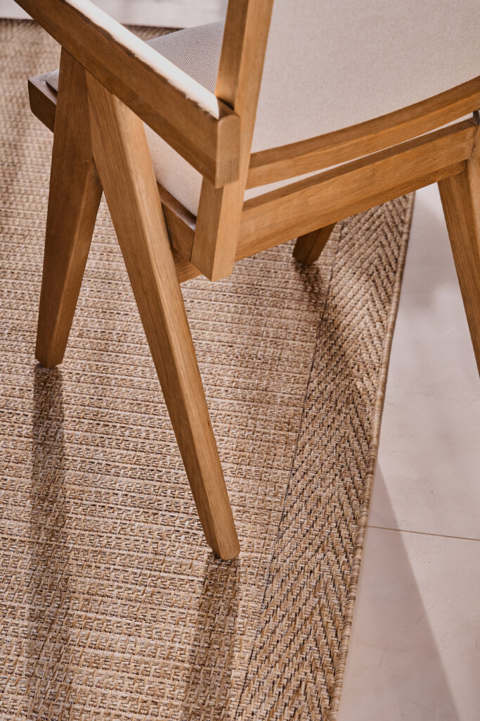 Outdoor Area Rug Yucana Beige Frame