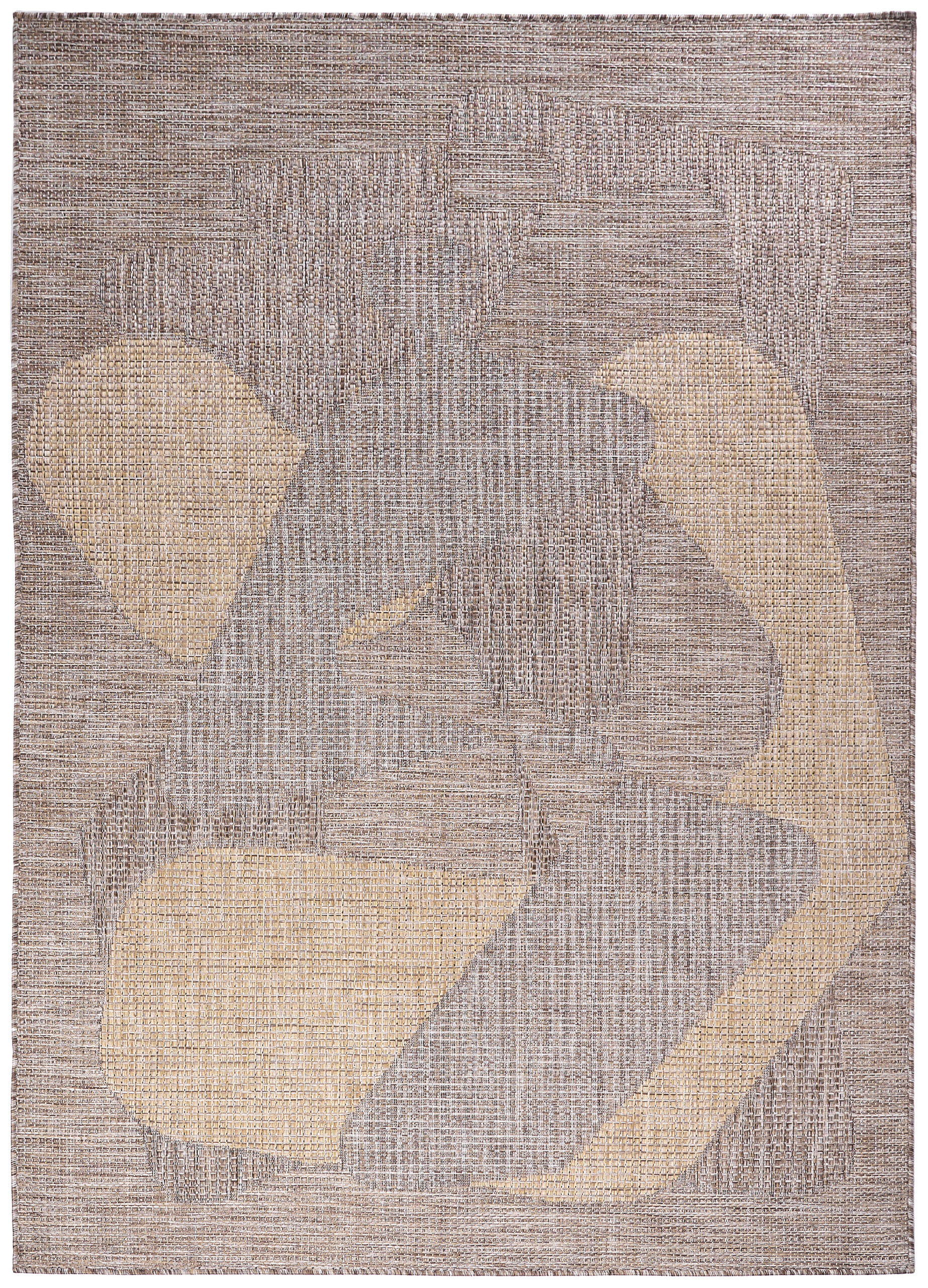 Outdoor Area Rug Yucana Brown Abstract