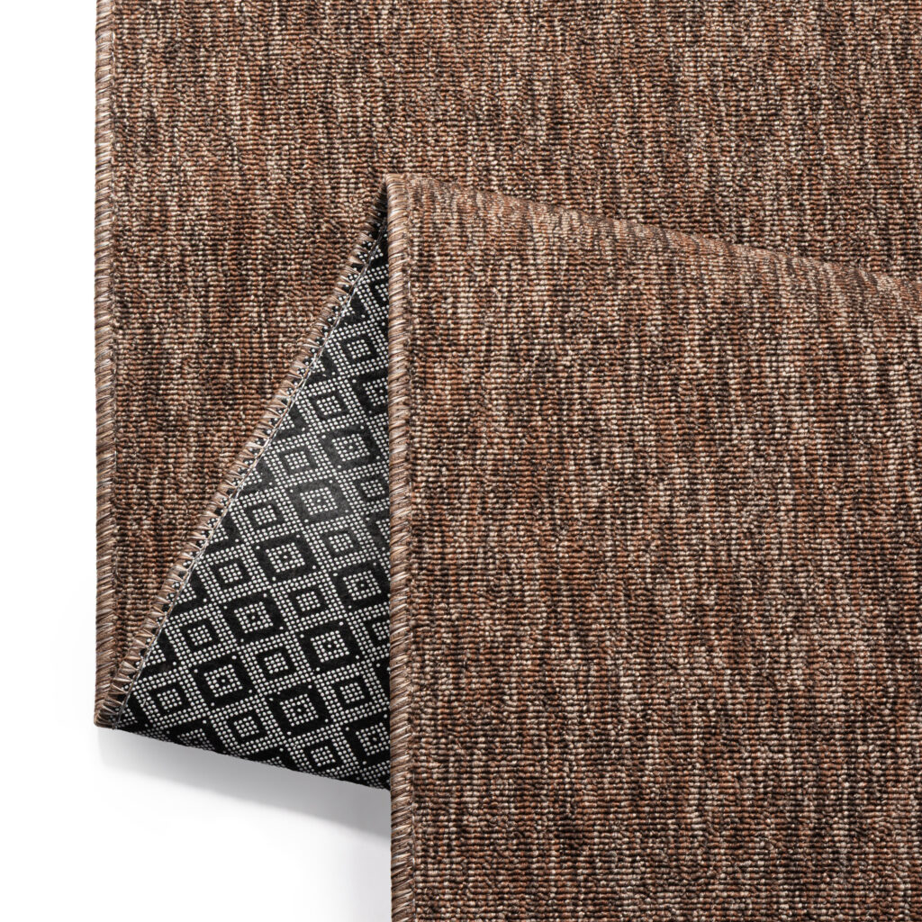 Area Rug Nizza Brown Melange Anti-Slip