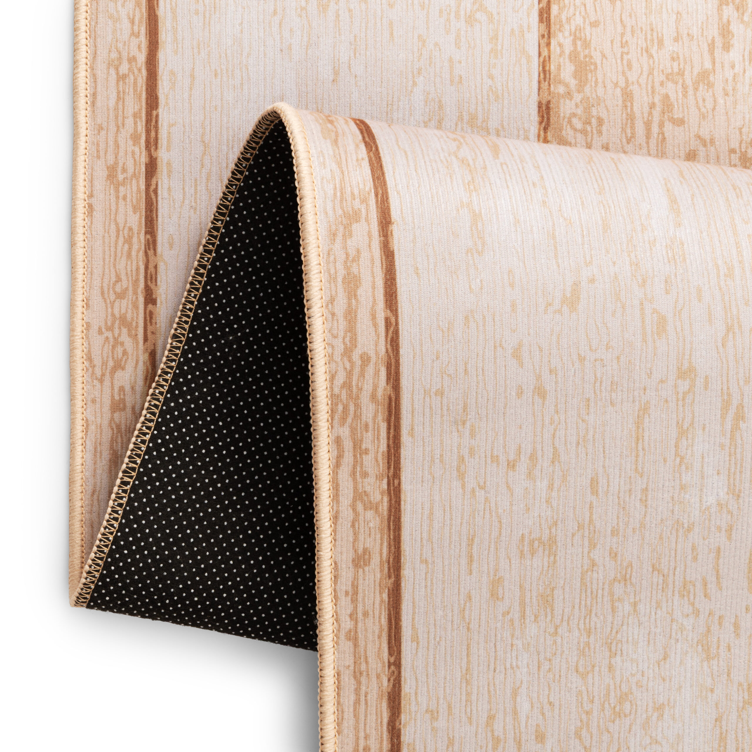 Area Rug Nora Brown Border Anti-Slip