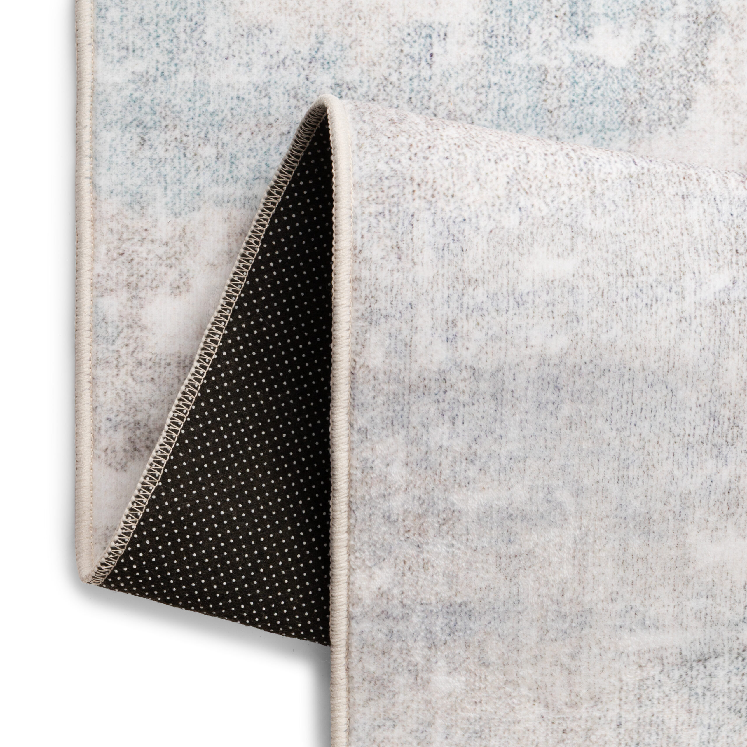 Area Rug Ash Grey Beige Anti-Slip