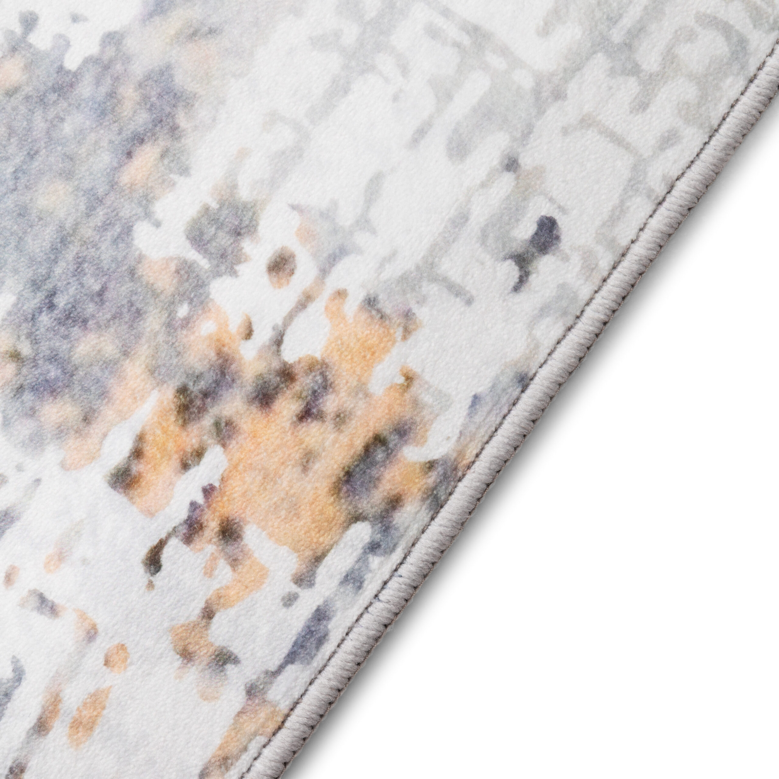 Area Rug Ash Grey Copper Anti-Slip